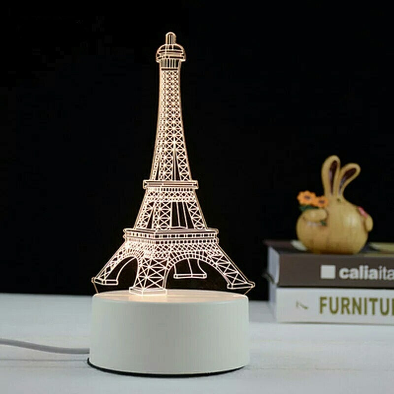 EIFFEL TOWER LAMP | 3D LEDLAMP | 3D LAMP FOR GIFTS