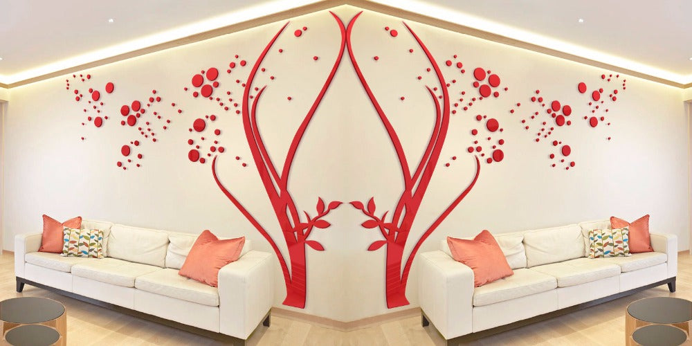 3D ACRYLIC WALL TREE ART | 3D WALL DECOR | WALL DECOR 3D | ACRYLIC WALL TREE