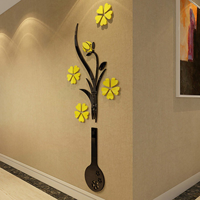 3D FLORAL GULDAN | 3D VASE FLOWER | 3D ACRYLIC WALL DESIGN | MODERN DESIGN 2025 | ACRYLIC NEW DESIGNS 2025
