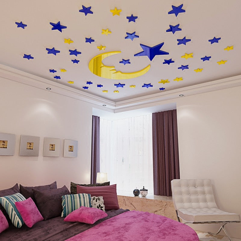 MOON STAR ROOF DESIGN | 3D ROOD DESIGN FOR BABY ROOMS | ROOF DECORE MOON STAR