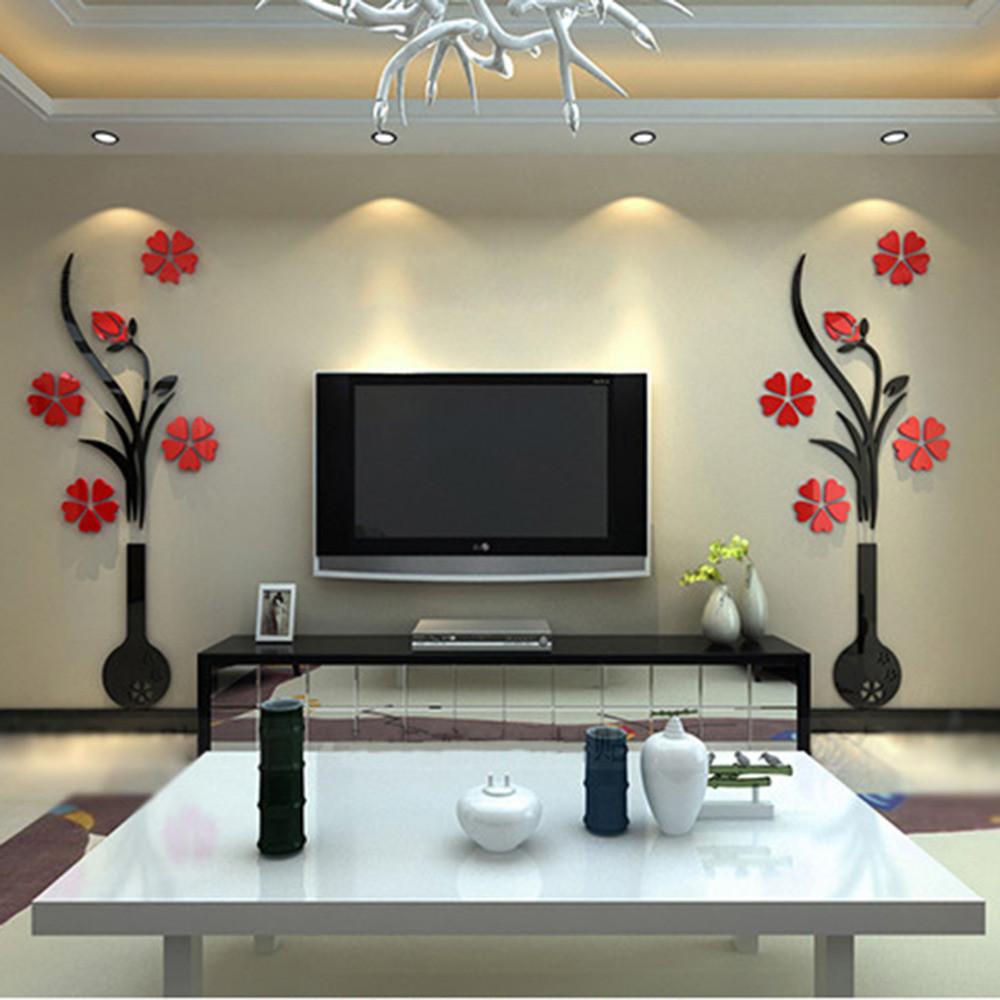 3D WALL FLORAL| 3D FLORAL POT LED | LED 2 SIDES POT FLORAL | MODERN WALL DESIGN 2025