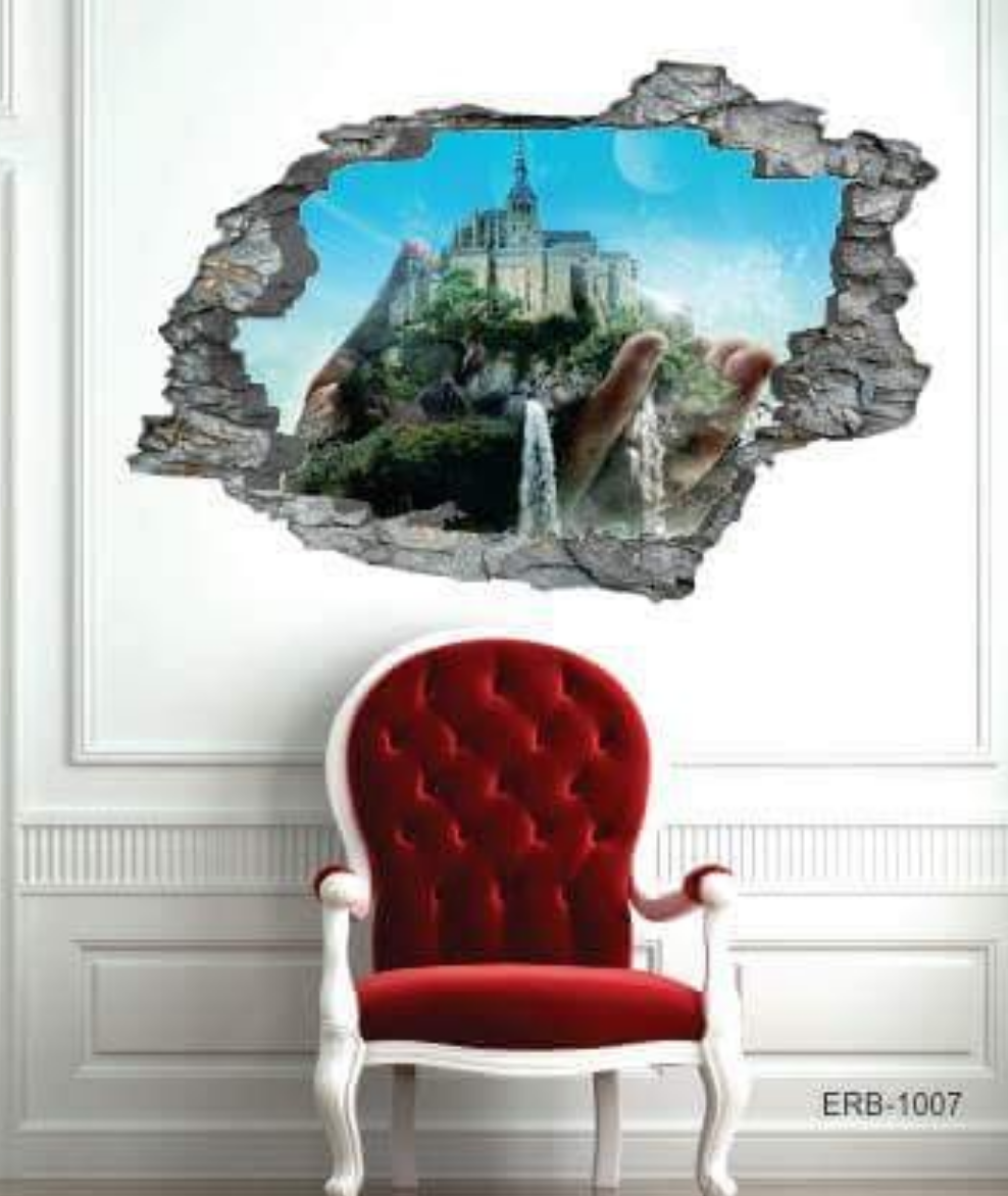 3D VINYL STICKER | 3D WALL STICKER IN VINYL