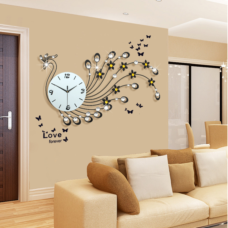 3D PEACOCK WALL CLOCK | WALL CLOCK NEW DESIGN | 3D ACRYLIC WALL CLOCK