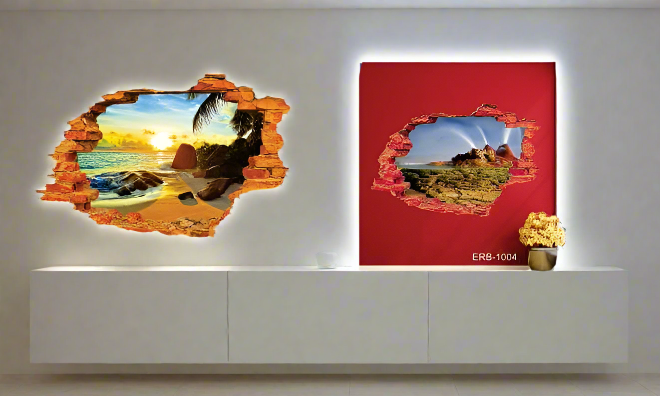 3d Vinyal Sticker | 3D Vinyal Wall Scenery