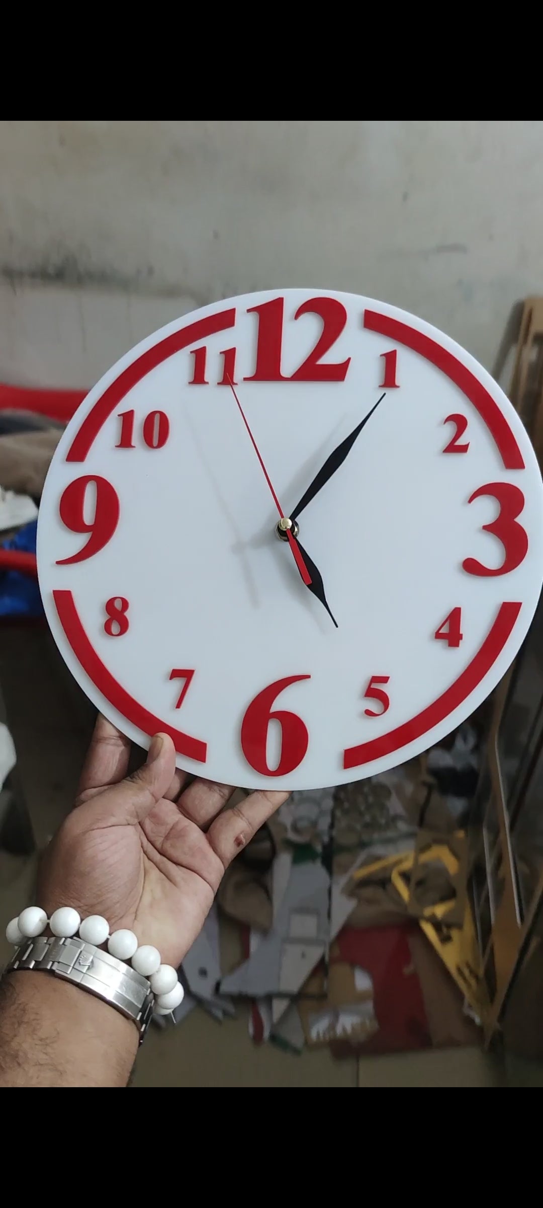 3d wall clock design