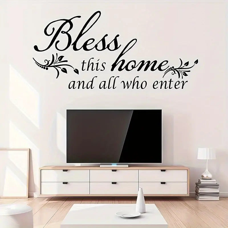 Bless this home and all who enter| 3d Acrylic wall calligraphy | A new calligraphy to decorate your home