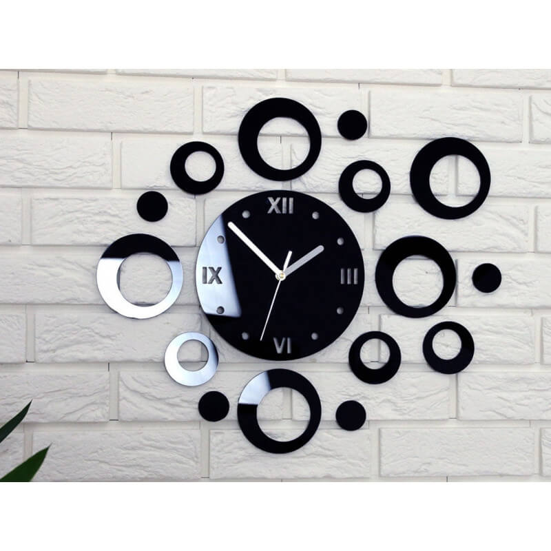 Round 3d Wall Clock | Acrylic Wall Clock |