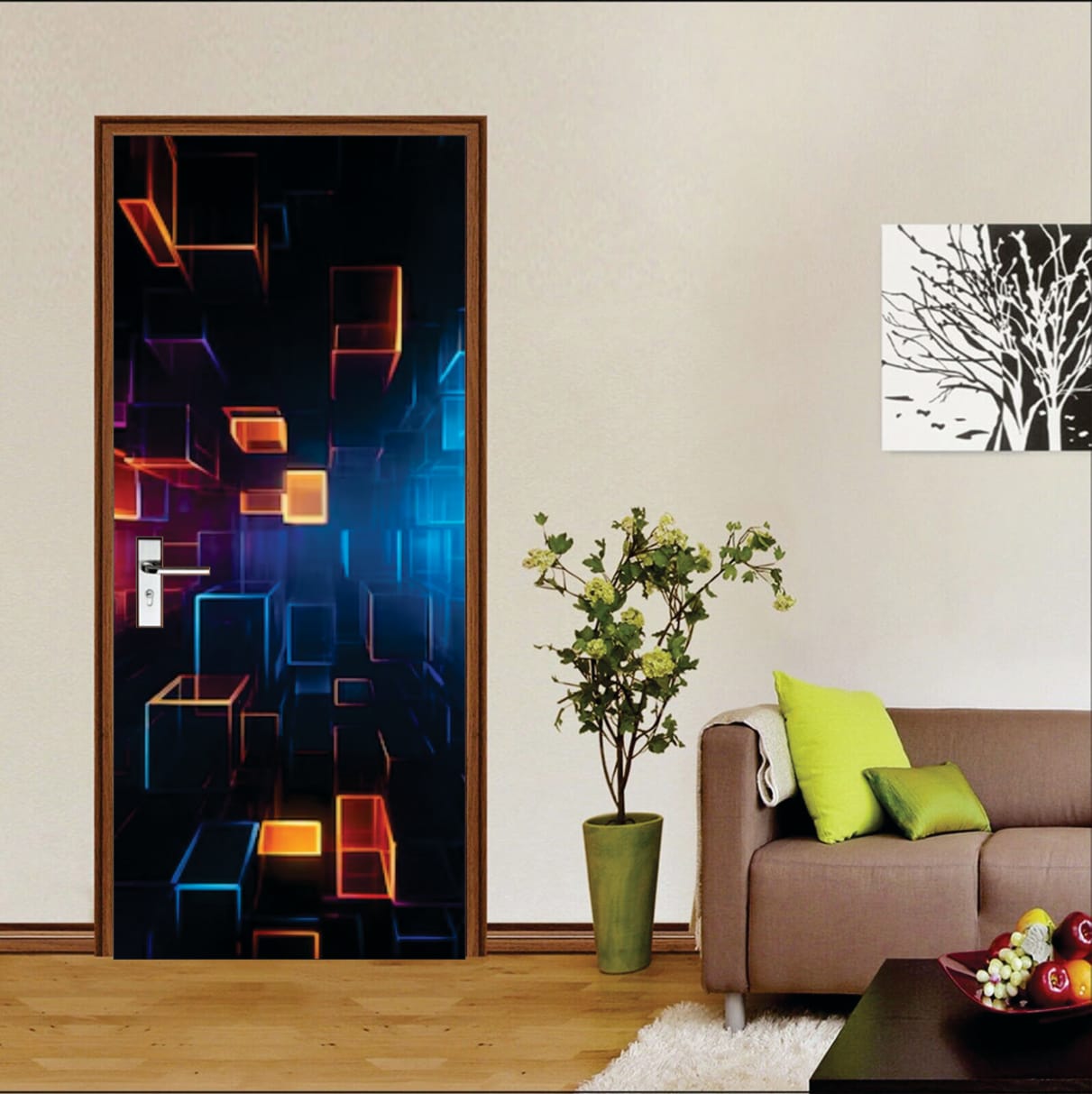 LUXURIOUS 3d UV Vinyl Door Design | Door Vinyl Art | UV VINYL PRINT FOR DOOR
