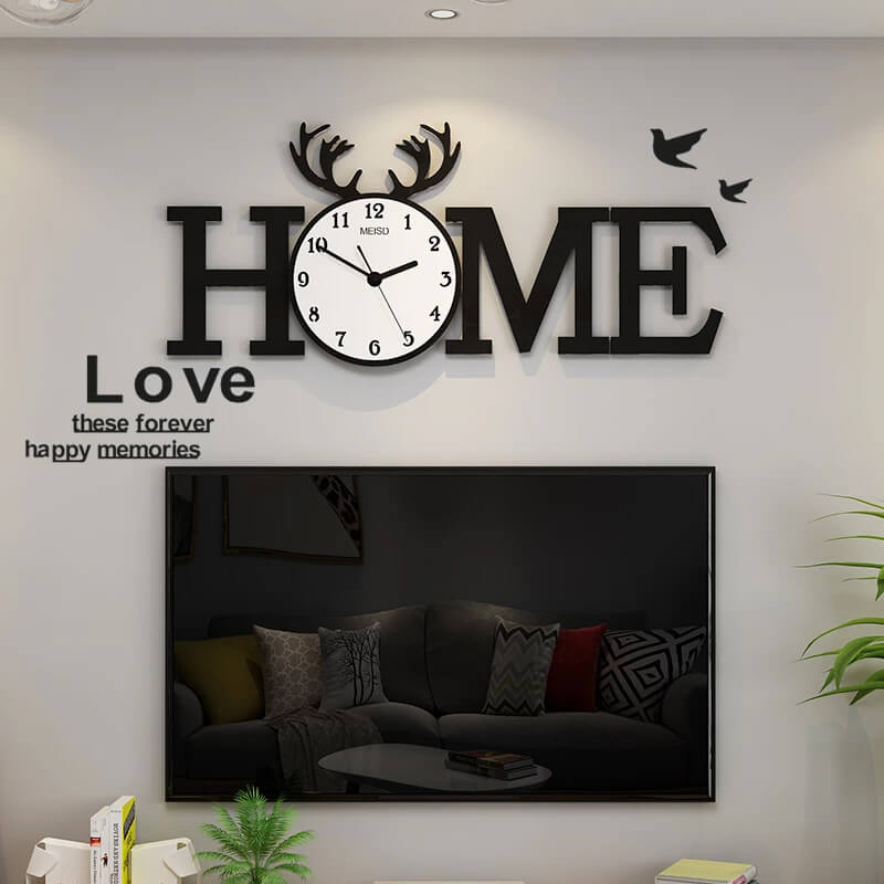 Home Acrylic 3d Wall Clock | 3D wall clock