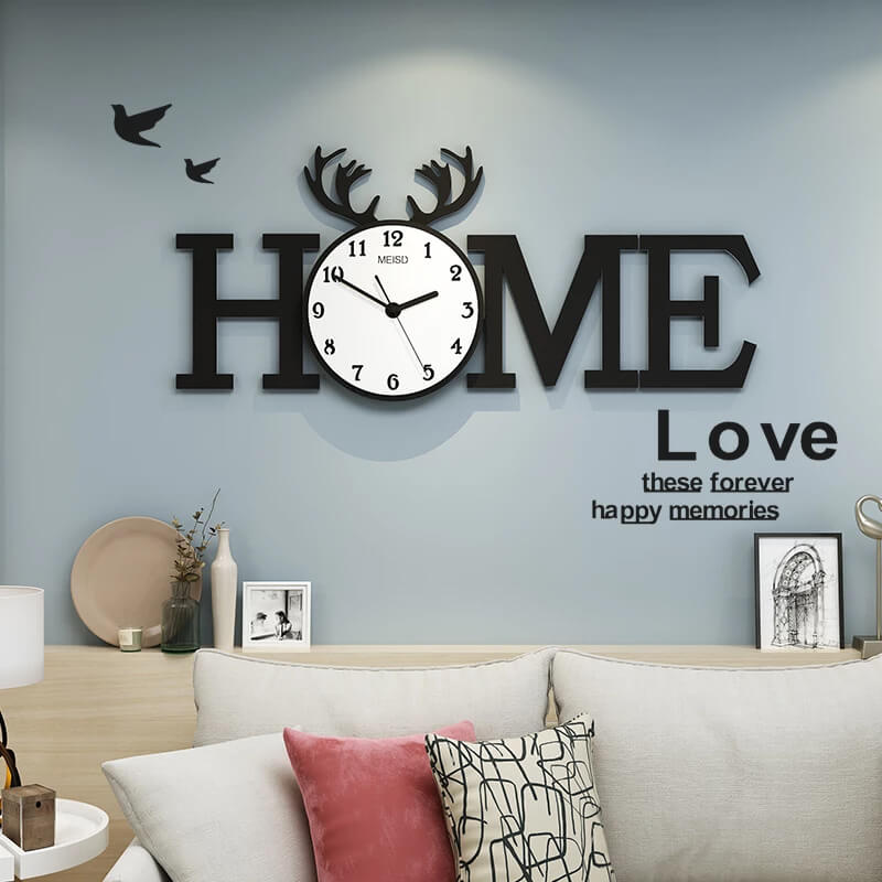 Home Acrylic 3d Wall Clock | 3D wall clock