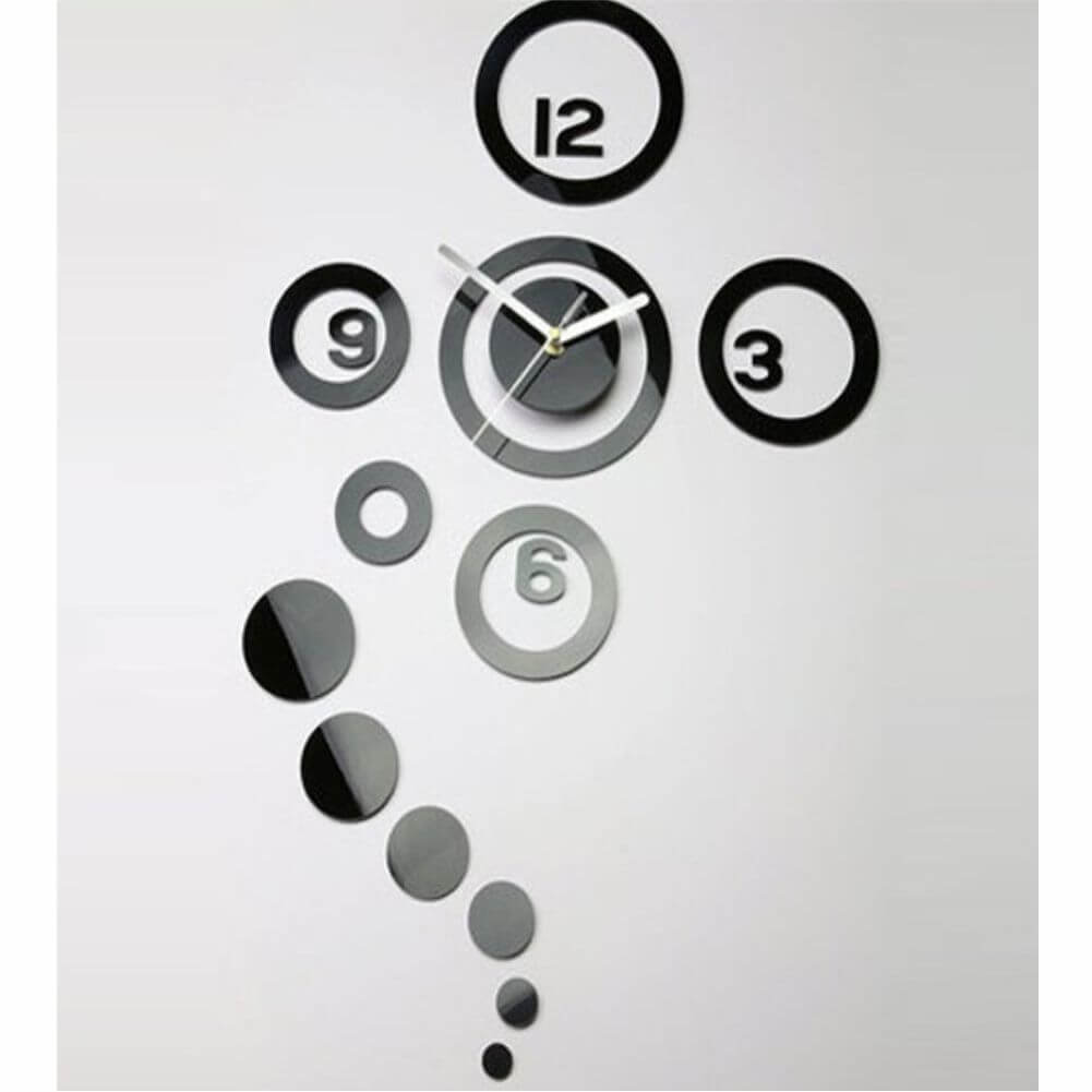 3d Rounded Wall Clock New Design 2025