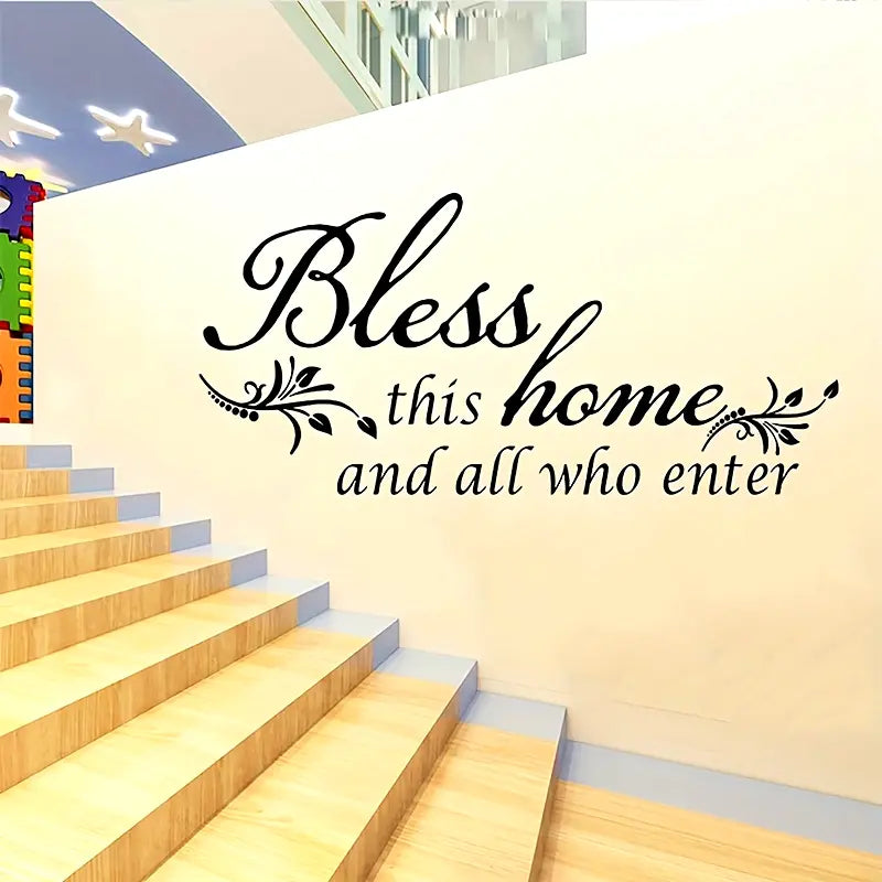 Bless this home and all who enter| 3d Acrylic wall calligraphy | A new calligraphy to decorate your home