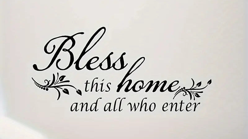 Bless this home and all who enter| 3d Acrylic wall calligraphy | A new calligraphy to decorate your home