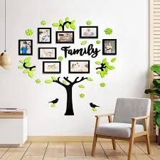FAMILY TREE | 3D ACRYLIC FAMILY TREE | 3D ACRYLIC WALL TREE WITH PHOTO FRAMES