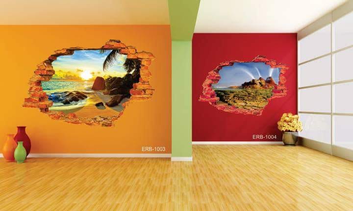 3d Vinyal Sticker | 3D Vinyal Wall Scenery