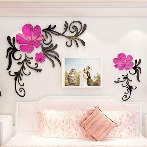 3d Acrylic wall floral | 3D Wall floral art | 3D WALL ART