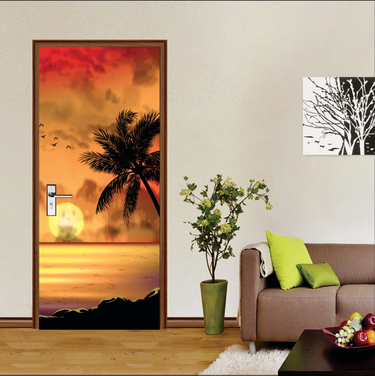 3d Vinyl Door Art | Door Vinyl Uv printed Art