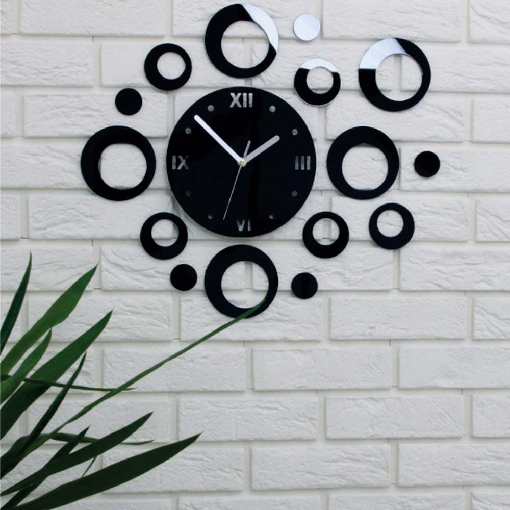 Round 3d Wall Clock | Acrylic Wall Clock |
