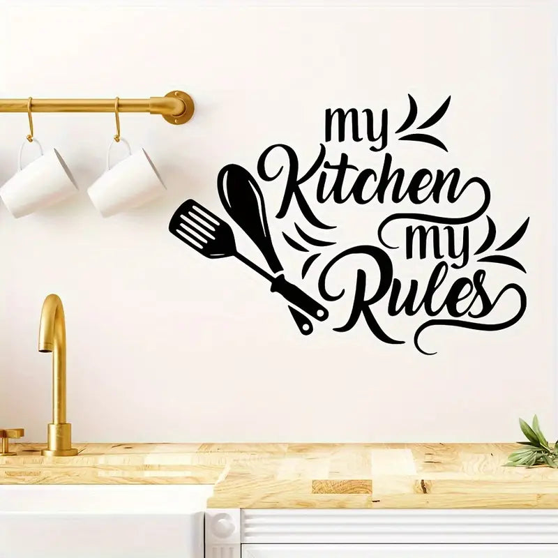 My kitchen my rules | Design For Home Kitchen | 3D Acrylic wall kit hen design
